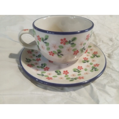 Filiżanka ze spodkiem 768 Ceramika Bolesławiec 2352