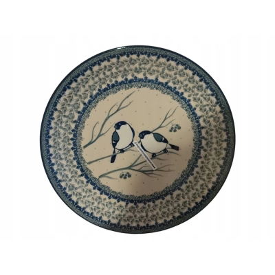 Talerz E63 25cm ceramika Bolesławiec 4830UNIKAT