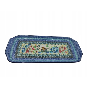 półmisek 410 32cm 25,5CM CERAMIKA BOLESŁAWIEC 4908UNIKAT