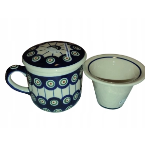 Kubek do ziół Ceramika Bolesławiec ceramika 270 ml 8/2