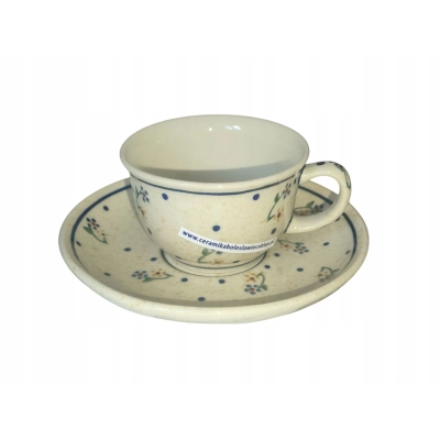 Filiżanka+spodek 716 0,11L Ceramika Bolesławiec 111/2