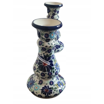 Świecznik 861 ceramika Bolesławiec DU126