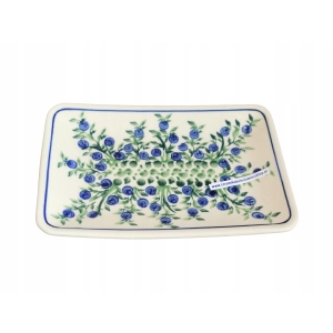 Tacka /półmisek mały 18,3cm x 12,3cm 2021 Ceramika BOLESŁAWIEC 1208