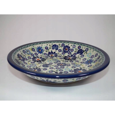 Talerz obiadowy głęboki 1002 Ceramika Bolesławiec DU126