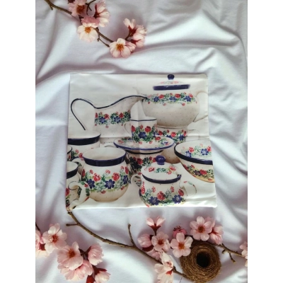 Poszewka na poduszkę 45*45 wzór ceramika Bolesławiec Z.1535