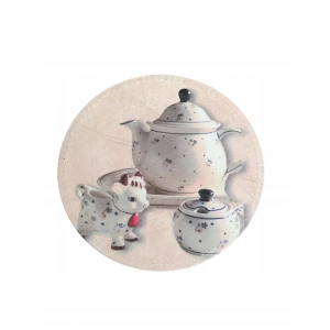 Podstawka pod kubek wzór ceramika Bolesławiec 111