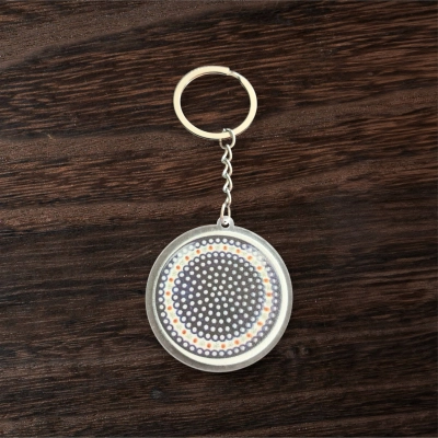 Brelok do kluczy 160 wzór ceramika Bolesławiec 41/