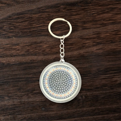 Brelok do kluczy 160 wzór ceramika Bolesławiec 41/