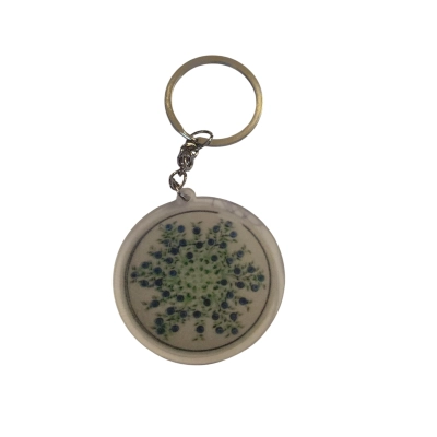 Brelok do kluczy 160 wzór ceramika Bolesławiec 1208