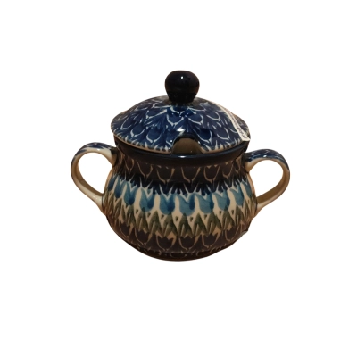 Cukiernica koty 35 Ceramika Bolesławiec Artystyczna 200 ml 1152