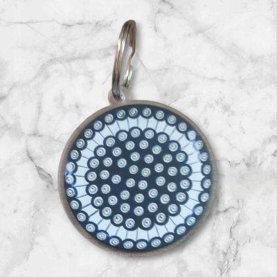 Brelok do kluczy 160 wzór ceramika Bolesławiec 8