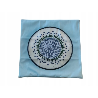 Poszewka na poduszkę 45*45 wzór ceramika Bolesławiec 490Ai