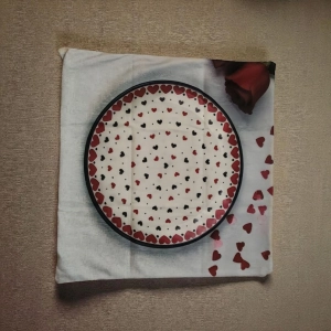 Poszewka na poduszkę 45*45 wzór ceramika Bolesławiec 2108