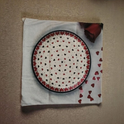 Poszewka na poduszkę 45*45 wzór ceramika Bolesławiec 2108