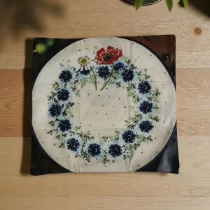 Poszewka na poduszkę 45*45 wzór ceramika Bolesławiec 2511 polne kwiaty