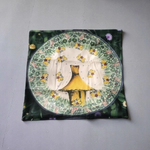 Poszewka na poduszkę 45*45 wzór ceramika Bolesławiec 4251