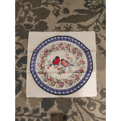 Poszewka na poduszkę 45*45 wzór ceramika Bolesławiec 4908/2