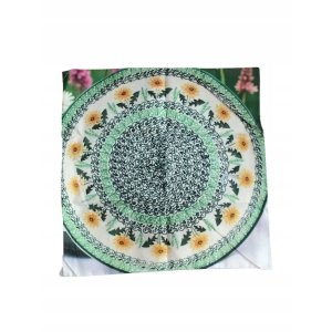 Poszewka na poduszkę 50*50 wzór ceramika Bolesławiec mlecze