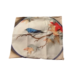 Poszewka na poduszkę 50*50 wzór ceramika Bolesławiec ptaki/2