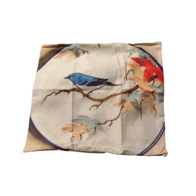 Poszewka na poduszkę 50*50 wzór ceramika Bolesławiec ptaki/2