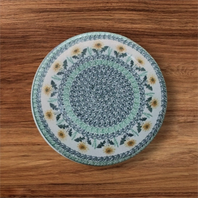 Podstawka pod kubek wzór ceramika Bolesławiec 2638