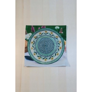 Poszewka na poduszkę 45*45 wzór ceramika Bolesławiec 2638