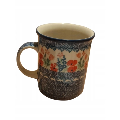 Kubek A37 Ceramika Artystyczna ceramika Bolesławiec 500ml 3220