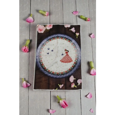 Ręcznik 46*66cm wzór ceramika Bolesławiec księżniczka