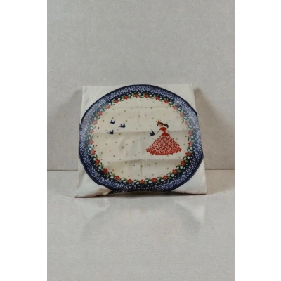 Poszewka na poduszkę 45*45 wzór Bolesławiec Księżniczka