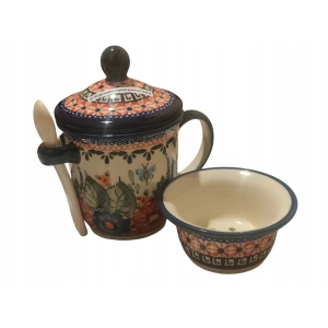 Kubek do ziół Ceramika Bolesławiec ceramika 270 ml 149Art/2