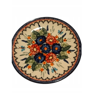 Talerz deserowy Bolesławiec GU-814 19,5 cm 149Art