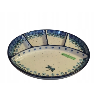 Talerz na dipy 498 Ceramika Artystyczna Bolesławiec 1944/2