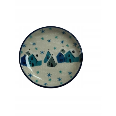 Talerz 262 10cm ceramika Bolesławiec 5183Unikat