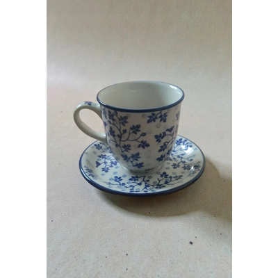 Filiżanka ze spodkiem 773 300ml Ceramika Bolesławiec 3206