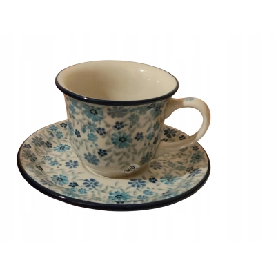 Filiżanka ze spodkiem 770 Ceramika Bolesławiec 2821