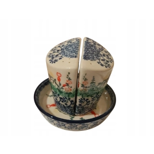 Solniczka i pieprzniczka E65 Ceramika Bolesławiec 3230