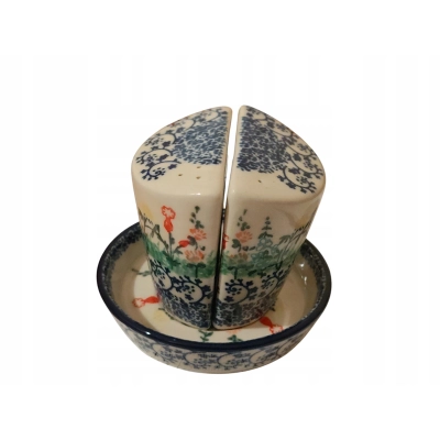 Solniczka i pieprzniczka E65 Ceramika Bolesławiec 3230