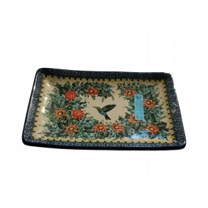 Tacka /półmisek C21 21,5cm*15cm CERAMIKA BOLESŁAWIEC 3357Unikat