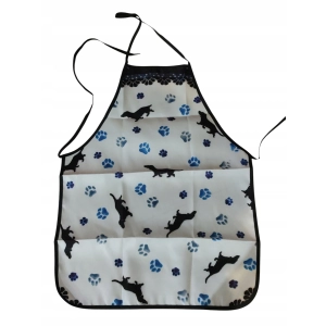 Fartuch kuchenny wzór ceramika Bolesławiec pies