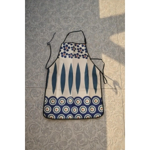 Fartuch kuchenny wzór ceramika Bolesławiec kwiat6