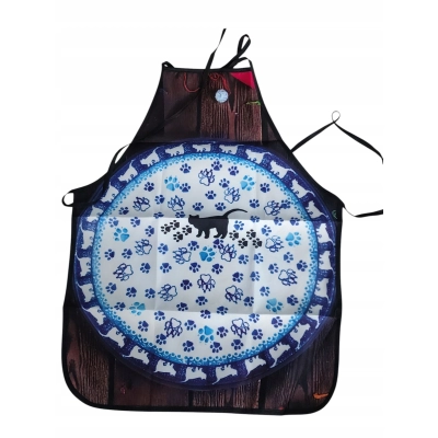 Fartuch kuchenny wzór ceramika Bolesławiec kot6