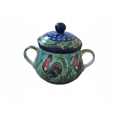 Cukiernica koty 35 Ceramika Bolesławiec Artystyczna 200 ml 2663UNIKAT