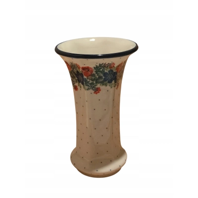 Wazon 208 ceramika Bolesławiec 18 cm 1535