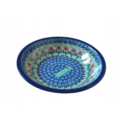 Talerz obiadowy głęboki 26 Ceramika Bolesławiec 1916/2