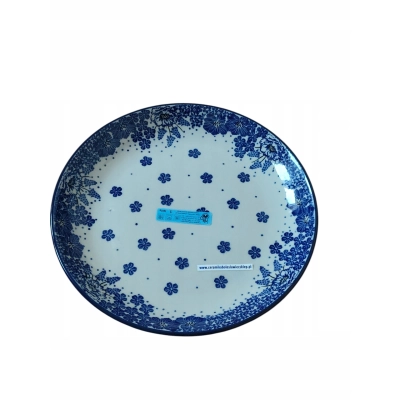 Talerz 266 obiadowy płytki Ceramika Artystyczna Bolesławiec 1975/2