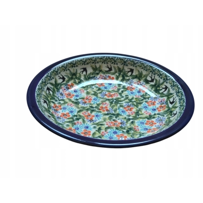 Talerz obiadowy głęboki 1002 Ceramika Bolesławiec DU182