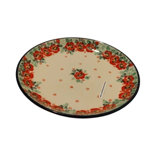 Talerz 266 obiadowy płytki Ceramika Artystyczna Bolesławiec 3234