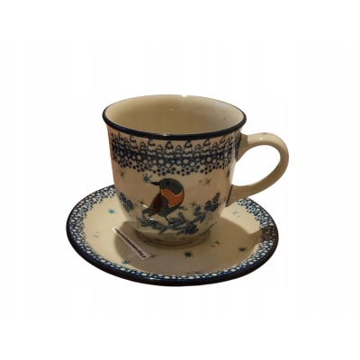 Filiżanka ze spodkiem 773 300ml Ceramika Bolesławiec 3292