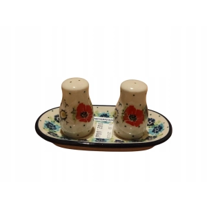 Solniczka i pieprzniczka B30 Ceramika Bolesławiec 2510