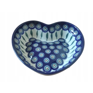 Półmisek serce 19 19cm CERAMIKA BOLESŁAWIEC 56